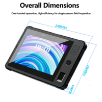 Tablet RFID Tangguh JINTOU Android 9 Pembaca UHF Berkinerja Tinggi ISO 18000-6C 4G Pengambilan Data Industri Logistik Gudang