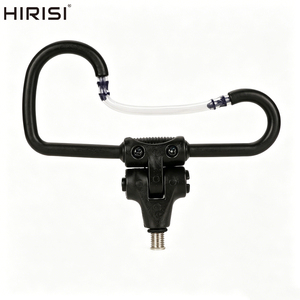 Hirisi Support de canne à pêche universel en caoutchouc et métal avec émerillon 3/8'' pour rod pod, accessoire pour activités de plein air en ruisseau AC302 - Product Image 1