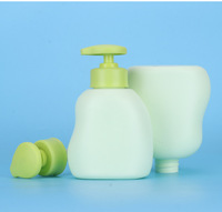 Bouteille HDPE 320ml 420ml avec pompe à lotion pour bébé enfants bambin bébé shampooing gel de lavage du corps lotion crème conteneur pompe bouteilles