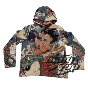 Sudadera con Capucha con Estampado de Tapiz Personalizado de <span class=keywords><strong>Itachi</strong></span>, Sudadera con Temática de Jesús con Cuello de Poliéster/Algodón Tejido para la Temporada de Primavera - Product Image 2