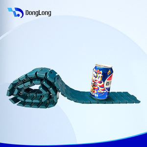 Cadena Plana De Plastico 1060 Serie Curva Lateral Cinta Transportadora Con Rueda Dentada - Product Image 5