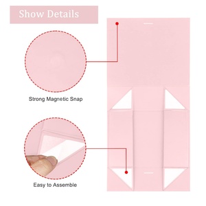 Hot Sale High Quality Fancy Sturdy Reusable Shipping Box Custom Magnetic Floding <b>Gift</b> Box With Customized Logo - Product Image 2