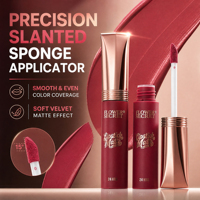 FLOWER SECRET Rouge à lèvres liquide mat velours de luxe, tenue 24H, couleur intense et lisse, 6 couleurs, marque privée, OEM recherché