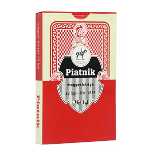 निर्माताओं हंगरी पोकर थोक कस्टम स्पेनिश खेल कार्ड जर्मनी फ्रेंच इतालवी रूसी के साथ ताश खेल बॉक्स