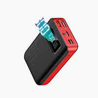 X326 Power Bank 10000/20000/30000 Mah Banques d'alimentation de lampe de poche avec affichage LED