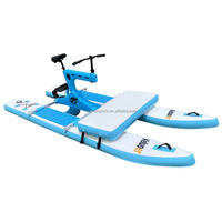 Bicyclette à pédales Aqua Waterbike Vélo d'exercice aquatique gonflable Bicyclette à pédales aquatiques