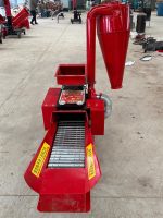 Nouvelle Hacheuse Mobile Humide et Sèche avec Collecteur de Poussière Cyclonique, Capacité 5 Tonnes/Heure, Moteur Diesel/Essence pour Alimentation du Bétail
