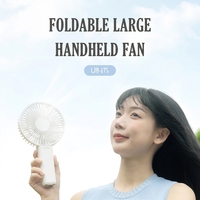 Ventilateur Électrique Portable Pliable Personnalisé Puissant en Plastique, Mini Ventilateur de Poche à Batterie