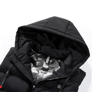 STOCK Smart Heated Vest Cotton Filling Battery Not Included 5v Men <strong>Work</strong> Thermal <strong>Body</strong> <strong>Warmer</strong> Plus Size 9 Heating Zones Gilet - Product Image 5
