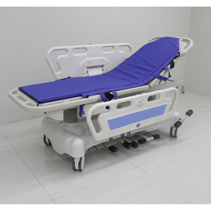 Carro de acoplamiento quirúrgico médico de ABS, cama de transporte hidráulica, altura ajustable, mobiliario hospitalario, 4 ruedas, cabecera plegable - Product Image 3