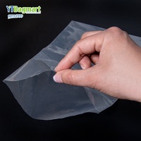 Sacs en poly plat en plastique PE-BD de grande taille personnalisé sac à poche plate transparent imperméable transparent en PE