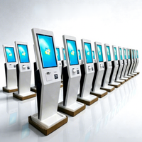 Terminal tactile vertical Yingtouch pour la gestion des files d'attente en libre-service, pour hôpitaux et administrations, montage sur pied/sur sol
