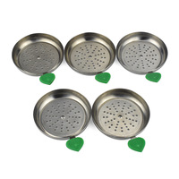 Plateau à charbon pour chicha en métal de 90 mm avec poignée en silicone, séparateur de charbon pour chicha, accessoires pour chicha - Vente en gros