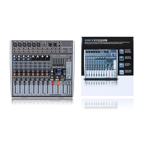 Carte <span class=keywords><strong>son</strong></span> <span class=keywords><strong>de</strong></span> mixage professionnelle X1222USB pour scène, 12 canaux, pour performances live - Product Image 1