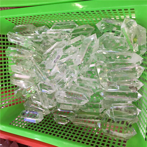 Tự Nhiên Chữa Bệnh Rõ Ràng Thạch Anh Pha Lê Đánh Bóng Pha Lê Đôi Chấm Dứt Điểm - Product Image 6