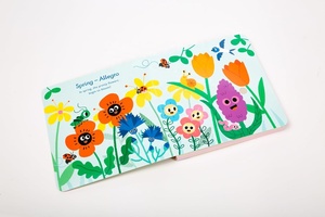 Libro de Sonidos Personalizado OEM Vivaldi Cuatro Estaciones, Libro de Música Clásica con 5 Sonidos Reales para Niños, Juguete Educativo - Product Image 2