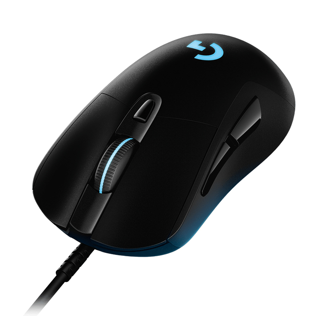 G403 Hero Logitech 25K Gaming Mouse Lightsync RGB Lightweight Braided Cable 25600 DPI Rubber Side Grips Wired Gaming Mouse