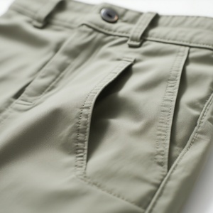 Pantalones Chinos Casuales para Hombre, 100% Algodón, Elásticos, Estilo Nuevo, OEM, Pantalones de Vestir con Frente Plano, Estilo Lavado para Chicos - Product Image 2