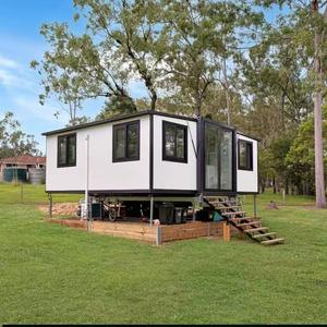 บ้านคอนเทนเนอร์เหล็กพับได้ ติดตั้งรวดเร็ว ดีไซน์ทันสมัย แบบโมดูลาร์สำเร็จรูป เคลื่อนย้ายได้ สำหรับใช้เป็นร้านค้าหรือบ้านคอนเทนเนอร์ - Product Image 3