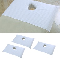 Vente en gros de tissu de massage, housse d'espace respiratoire ajustée, trou pour le visage, lit de spa, drap de table de massage, housse de coussin pour le visage