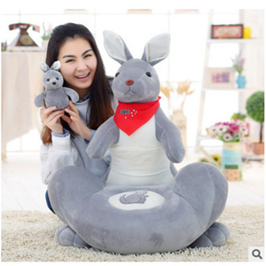 Sedia a Sdraio <span class=keywords><strong>Peluche</strong></span> a Forma <span class=keywords><strong>di</strong></span> <span class=keywords><strong>Canguro</strong></span> Madre con Bambino, Simpatico Cartone Animato, ZONOBLE ZON-090045 - Product Image 5