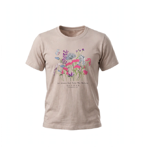 Camisetas estampadas de bajo precio para mujer, diseño moderno, elegantes y casuales, camisetas estampadas con cuello redondo para mujer de Bangladesh - Product Image 4