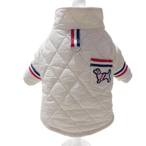 Manteau d'hiver en coton pour chien, nouveau style transfrontalier, pour <span class=keywords><strong>Bichon</strong></span> Maltese, Bouledogue Français, vêtements pour animaux de compagnie, doublure polaire épaisse - Product Image 5