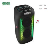 Altavoz Eden Party, Nuevo Producto, Altavoces Bluetooth Dobles de 6.5 Pulgadas, Altavoz Inalámbrico para Fiestas, Caja de Altavoz de Plástico, Altavoz X Bass