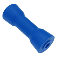 Rouleau de quille de remorque de bateau bleu rouleaux oscillants de remorque PE pour remorque de bateau