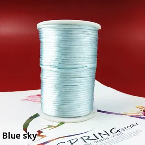 Cordón <span class=keywords><strong>de</strong></span> Nudo Chino Brillante <span class=keywords><strong>de</strong></span> 2.5mm y 100 Metros, Suministro <span class=keywords><strong>de</strong></span> Fábrica, Hilo <span class=keywords><strong>de</strong></span> <span class=keywords><strong>Cola</strong></span> <span class=keywords><strong>de</strong></span> <span class=keywords><strong>Rata</strong></span> para Pulseras, Collares y Joyería - Product Image 5