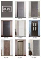 Cadres de portes et de fenêtres en PVC WPC en forme de U, design moderne personnalisé, résistants au feu, imperméables, certifiés ISO, faciles à installer, pour usage hôtelier