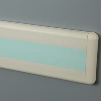 Modèle 615C, garde-corps mural médical en PVC, anti-impact, résistant au feu, pour hôpital, centre de soins aux personnes âgées