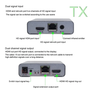 4K <span class=keywords><strong>HDMI</strong></span> 1.4 Extender <span class=keywords><strong>HDMI</strong></span> Cascade kết nối 120M trên CAT5e CAT6 LAN một đến nhiều chế độ với IR cho máy tính xách tay DVD TV dự án - Product Image 5