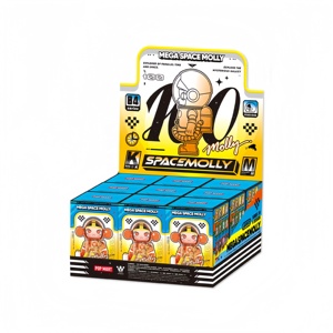 NOUVEAU Hot 100% POP MART Original Labubu MEGA SPACE MOLLY 100% Anniversary Series 4 Collectible Gift POP MART Blind Box - Product Image 1