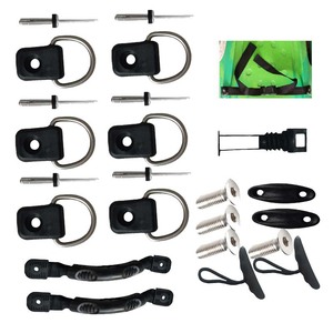Kit d'accessoires pour kayak, 1 personne, en acier inoxydable, durable, pour lacs, rivières, usage récréatif - Product Image 2