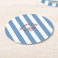 Sous-verre élégant en papier absorbant jetable avec logo personnalisé pour la décoration de table de mariage