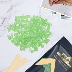 Venta caliente Cera de aloe 100g/3,5 oz Cera caliente para eliminar el cabello grueso y grueso Salones profesionales Aprobado Cera dura para depilación - Product Image 3