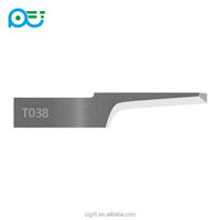 Pisau CNC Bergetar AOL Pisau Pemotong Berkualitas Tinggi Pisau Osilasi T038 100% Tungsten Karbida Murni 38*5.5*0.63mm Tinggi