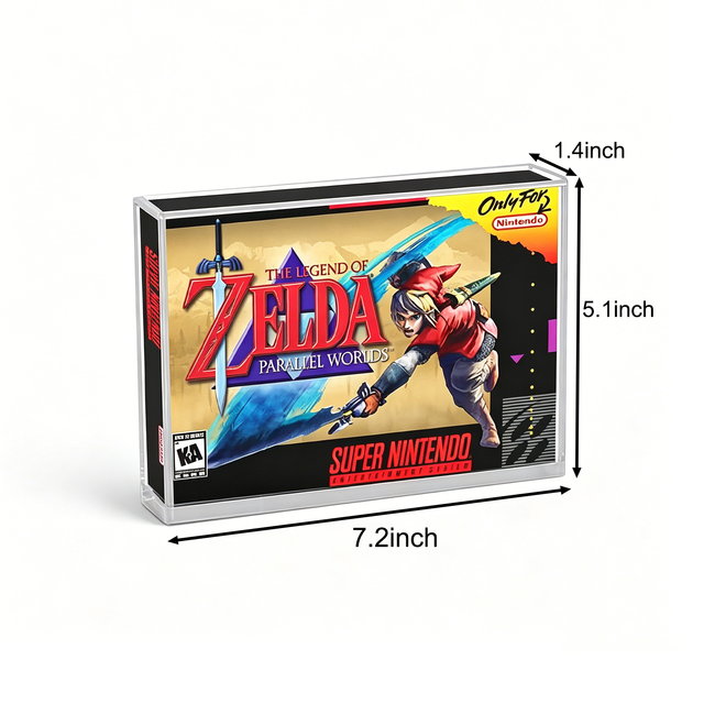 Custom Acrylic Video Game Box Protector Compatible Game Boy Advance GB GBA Display Box