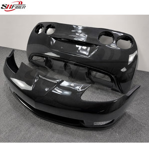C6 modifié avec des pare-chocs avant et arrière en fibre de carbone Z06, adapté aux <span class=keywords><strong>Corvette</strong></span> C6 de 2005 à 2013. Fournisseur en gros. - Product Image 2