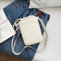 Sac bandoulière Ita personnalisé en usine avec cordon de serrage, porte-bouteille et poche transparente pour l'affichage des badges, mini sac à bandoulière en nylon Itabag