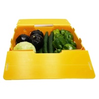 Recyclé Durable Empilable Nid D'abeille Poly Creux Boîte D'emballage D'expédition En Plastique Ondulé Fruits De Mer Caisses Mallette De Rangement