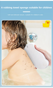 Soft 3D Bath Scrubber Gentle Exfoliating Kid-friendly Square PVA Shower Sponge Reusable Dead Skin Remover Body Handheld Brush - Product Image 5
