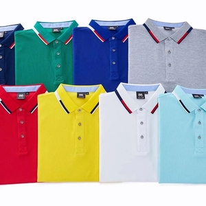 Polo blanc à manches courtes, couleur unie, tissu Oxford respirant, vêtements décontractés pour hommes - Product Image 3