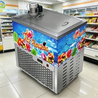 IJslollyvormmachine van roestvrij staal, 220V/110V, ijsvormapparaat