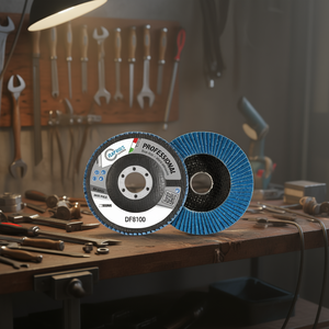 Disque à lamelles professionnel Fervi DF8100, disque abrasif sans fer, fabriqué en Italie - Product Image 2