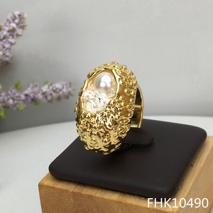 Yuminglai FHK10490 Anting-Anting Wanita, Perhiasan Pelat Emas Mode Italia Elegan Penjualan Laris - Product Image 3