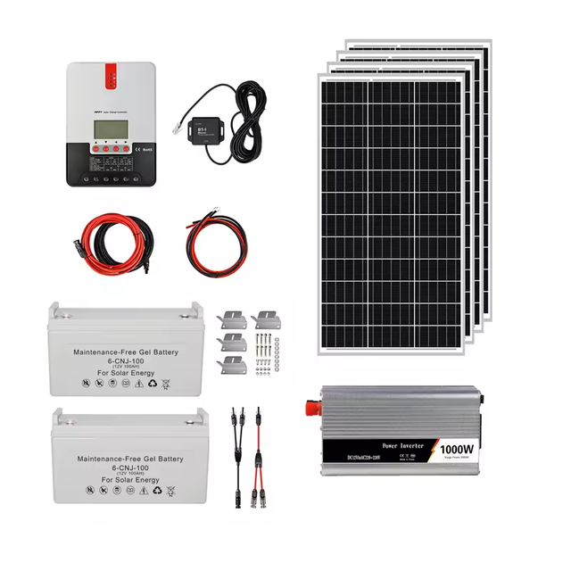 Solar Charging Small System Kit 400W 500w 800W off Grid Solar Power System for Car