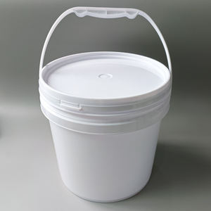 5 L עגול פלסטיק דלי עם ידית ומכסה PP לבן חומר באיכות גבוהה אטום מזון אחסון מכולות - Product Image 6