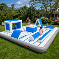 Tapis de jeu gonflable personnalisé pour enfants, tapis d'obstacles de parkour pour aire de jeux intérieure et jardin